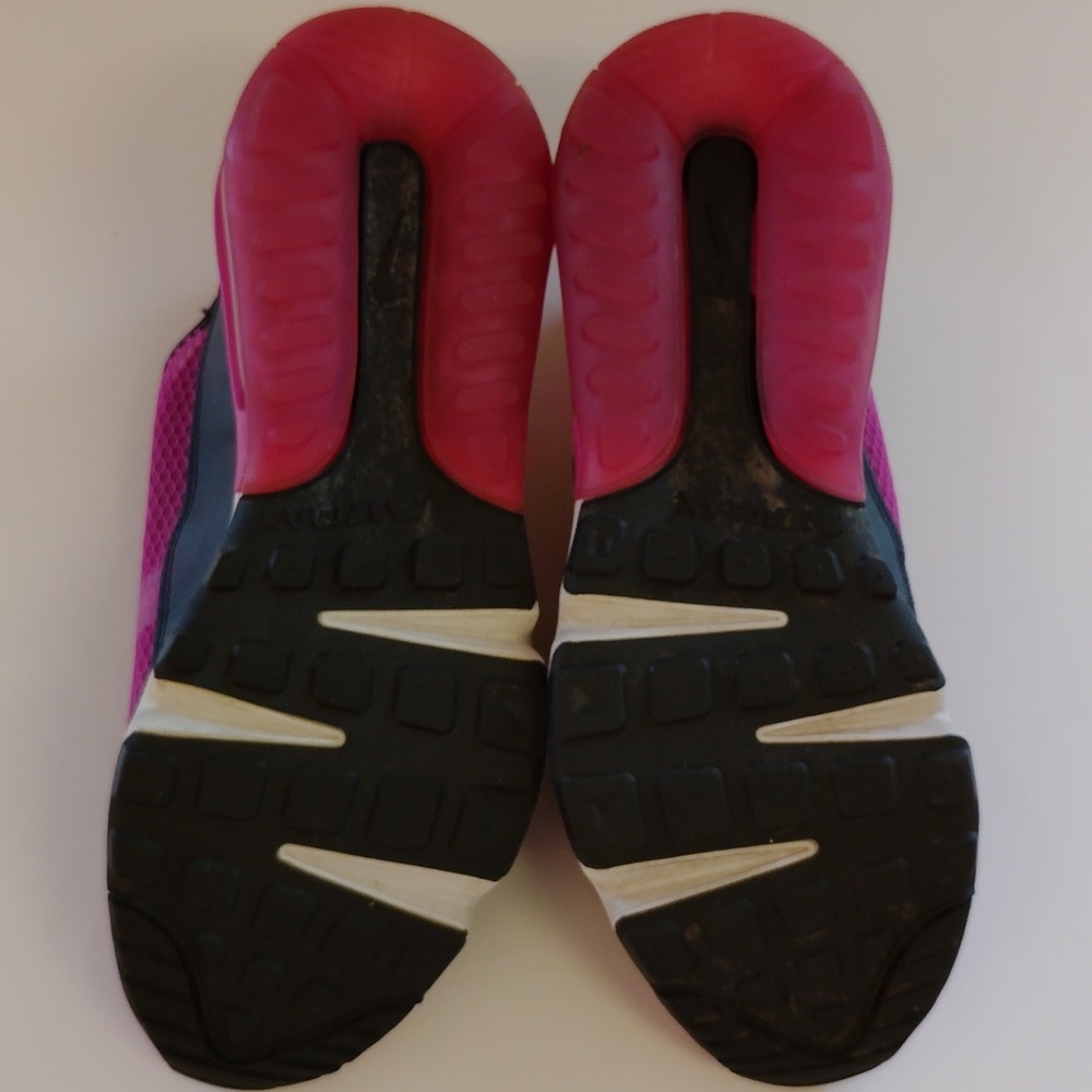 Nike Kids Fuchsia and Yellow Sneakers - Picture 8 of 9